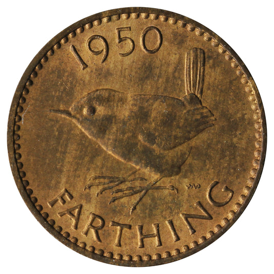 Great Britain 1950 Farthing Uncirculated (MS60)