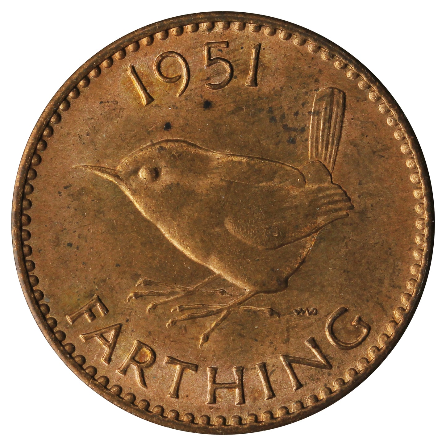 Great Britain 1951 Farthing Uncirculated (MS60)