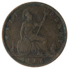 Great Britain 1866 1/2 Penny Fine (F12)