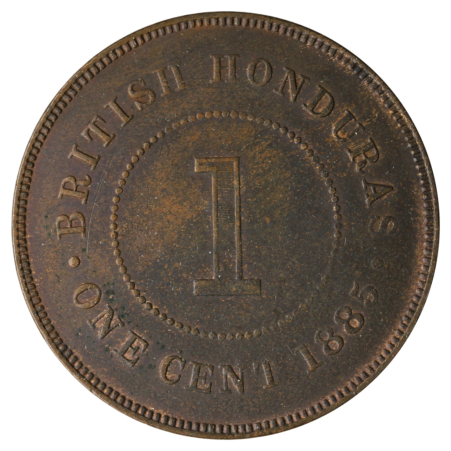 British Honduras 1885 1 Cent Extra Fine (EF40)