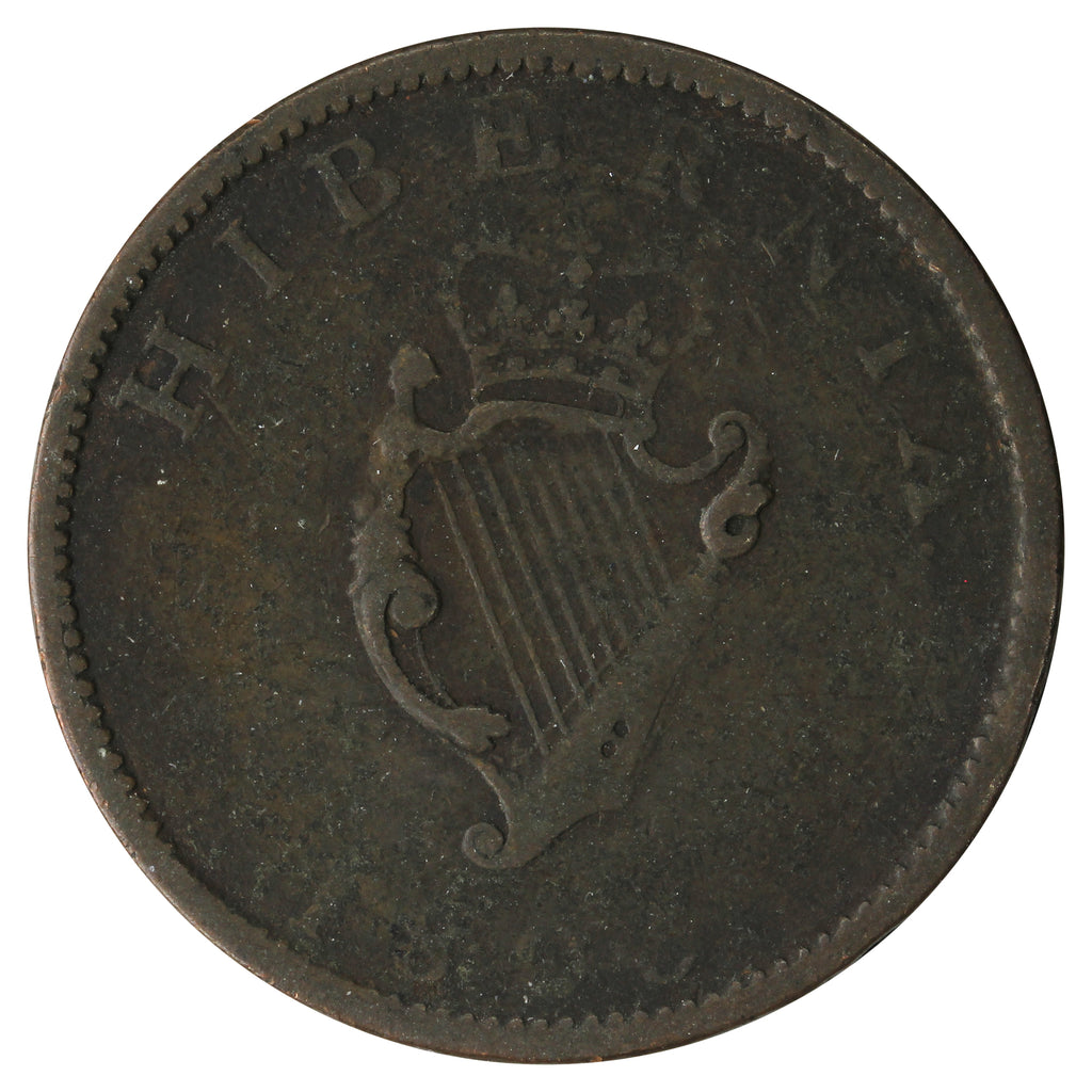 Ireland 1805 1/2 Penny F-VF (F15)