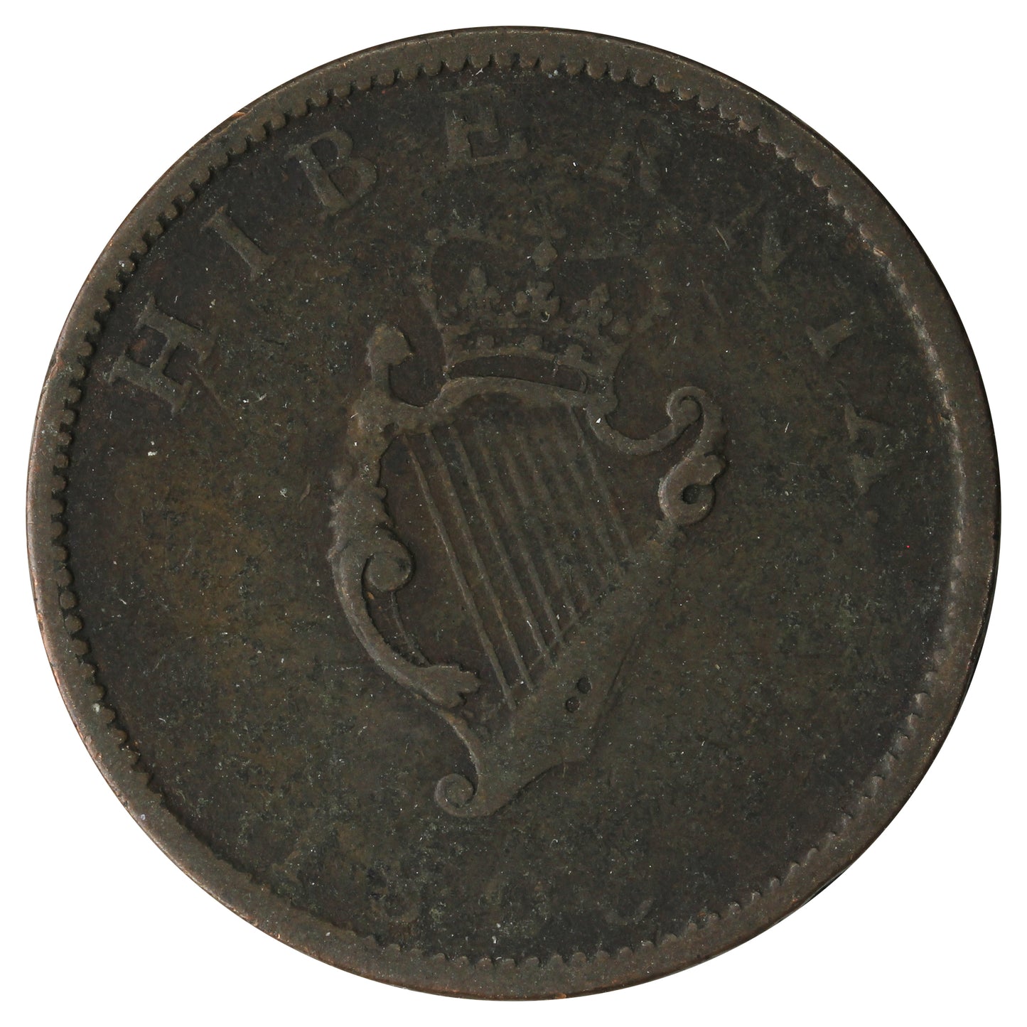 Ireland 1805 1/2 Penny F-VF (F15)