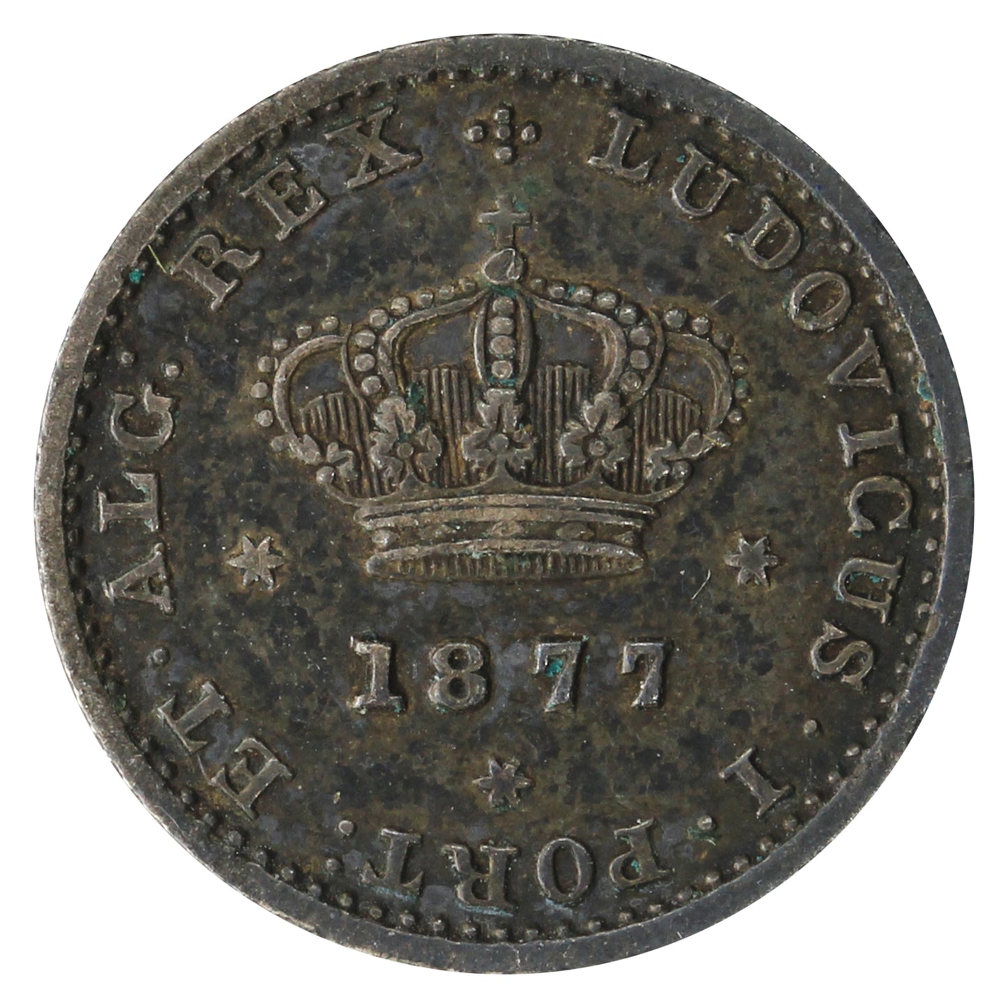 Portugal 1877 50 Reis Extra Fine (EF40)