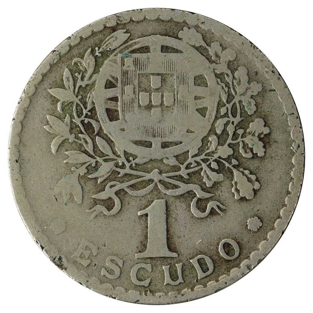 Portugal 1944 1 Escudo Very Good (VG8)