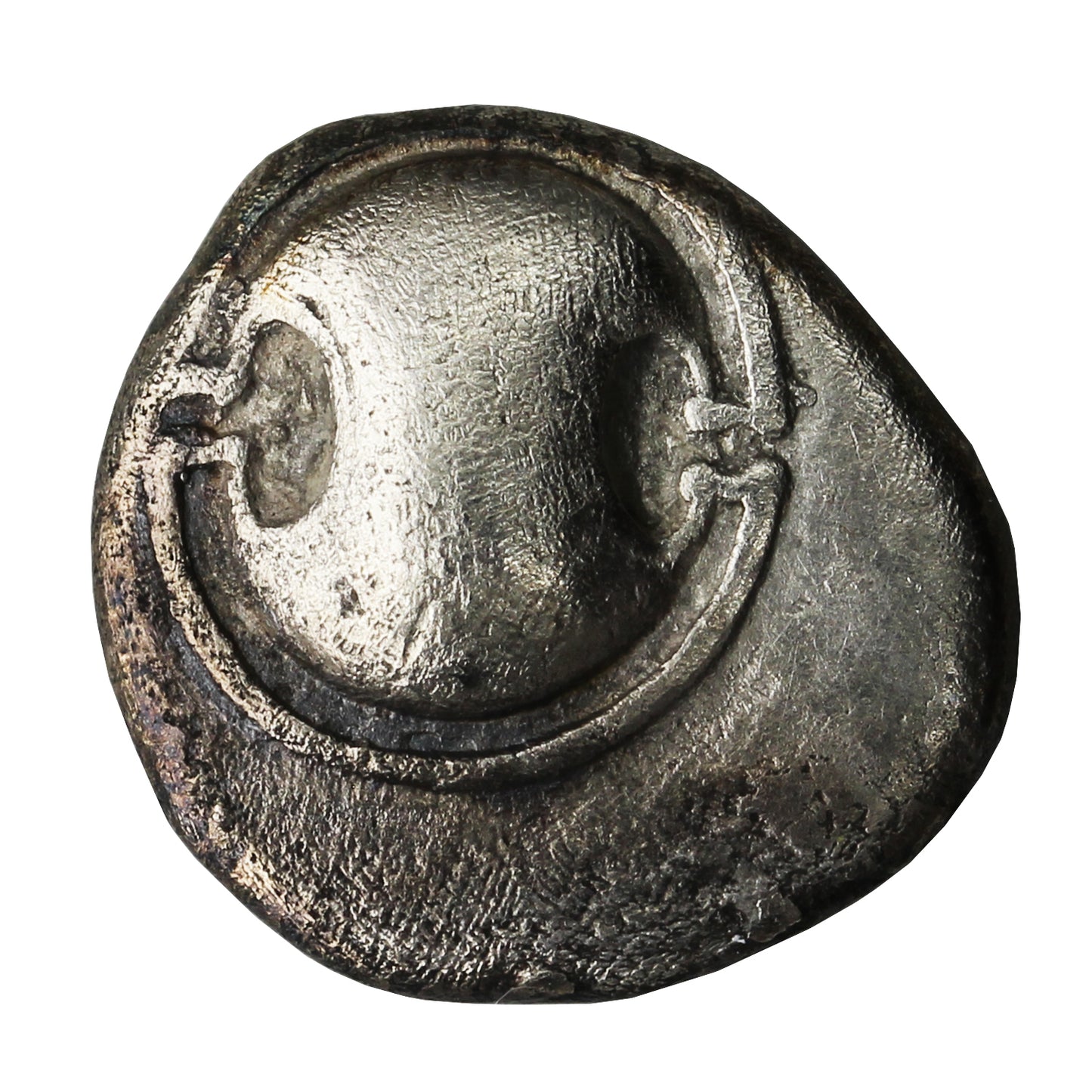 Ancient Greece 426-395BC Kantharos Boeotia Thebes AR Hemidrachm Extra Fine (EF40)