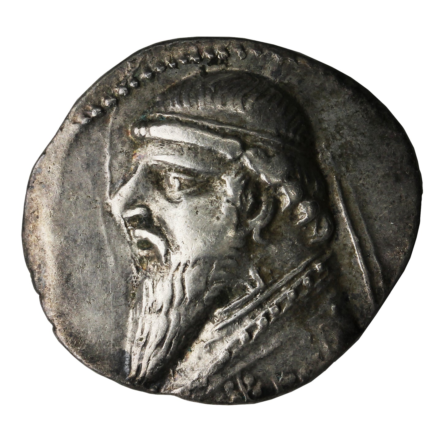 Ancient Kings of Parthia 123-88BC Mithradates II Silver Drachm Extra Fine (EF-40)