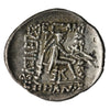 Ancient Kings of Parthia 123-88BC Mithradates II Silver Drachm Extra Fine (EF-40)