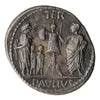 Ancient Roman Republic 62BC L. Aemilius Lepidus Paullus Silver Denarius Extra Fine (EF40)