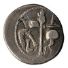 Ancient Rome 49BC Elephant Military Mint Julius Caesar Silver Denarius Very Fine (VF-20)