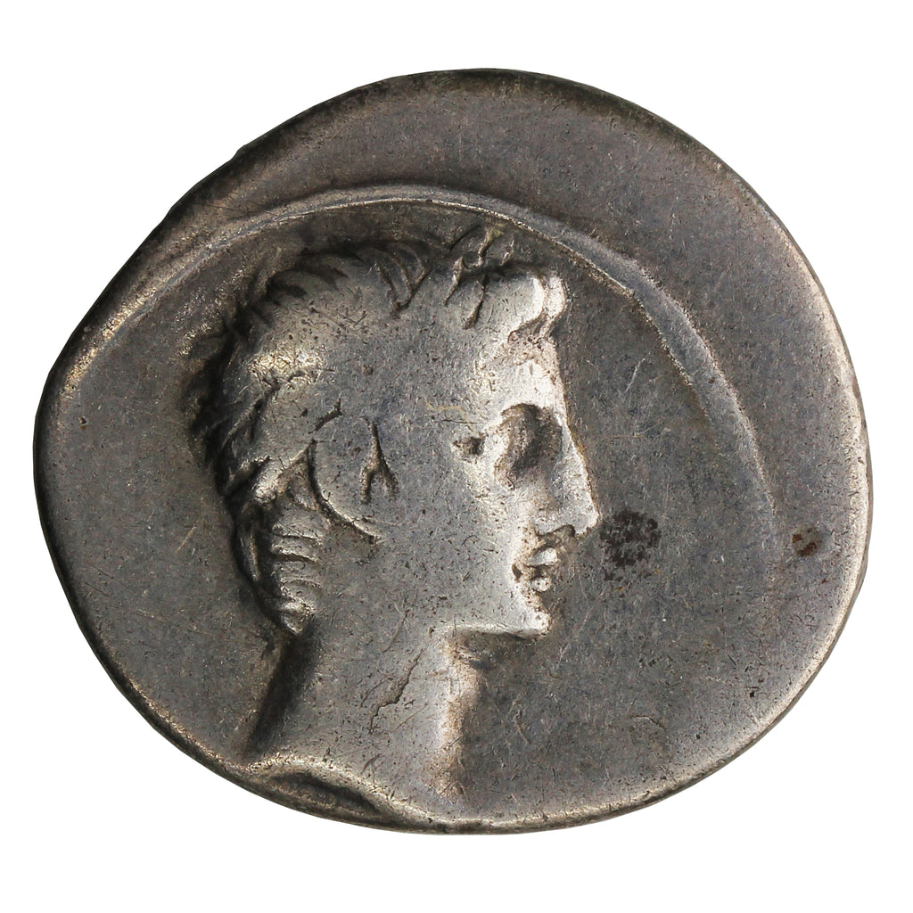 Ancient Rome 27BC-14AD Augustus Silver Denarius Very Fine (VF20)