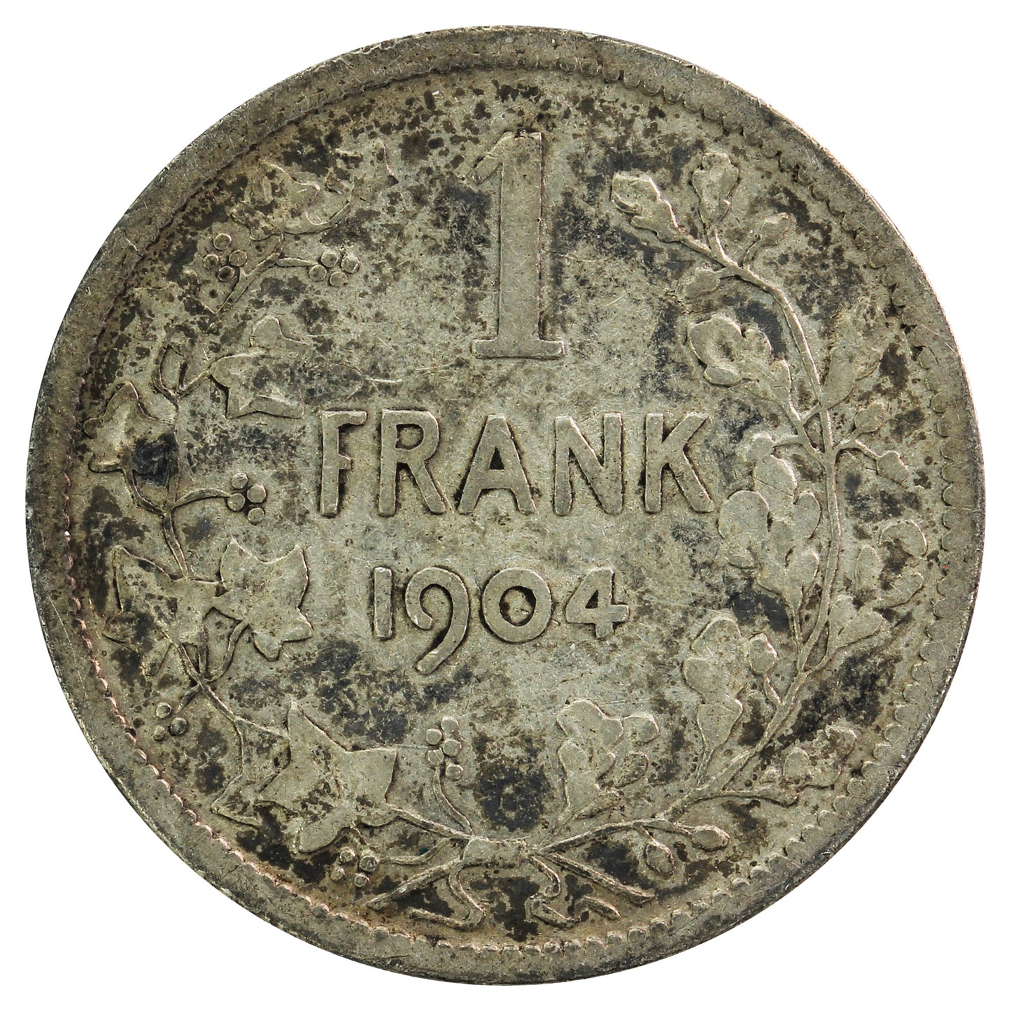 Belgium 1904 Dutch Franc F-VF (F-15)