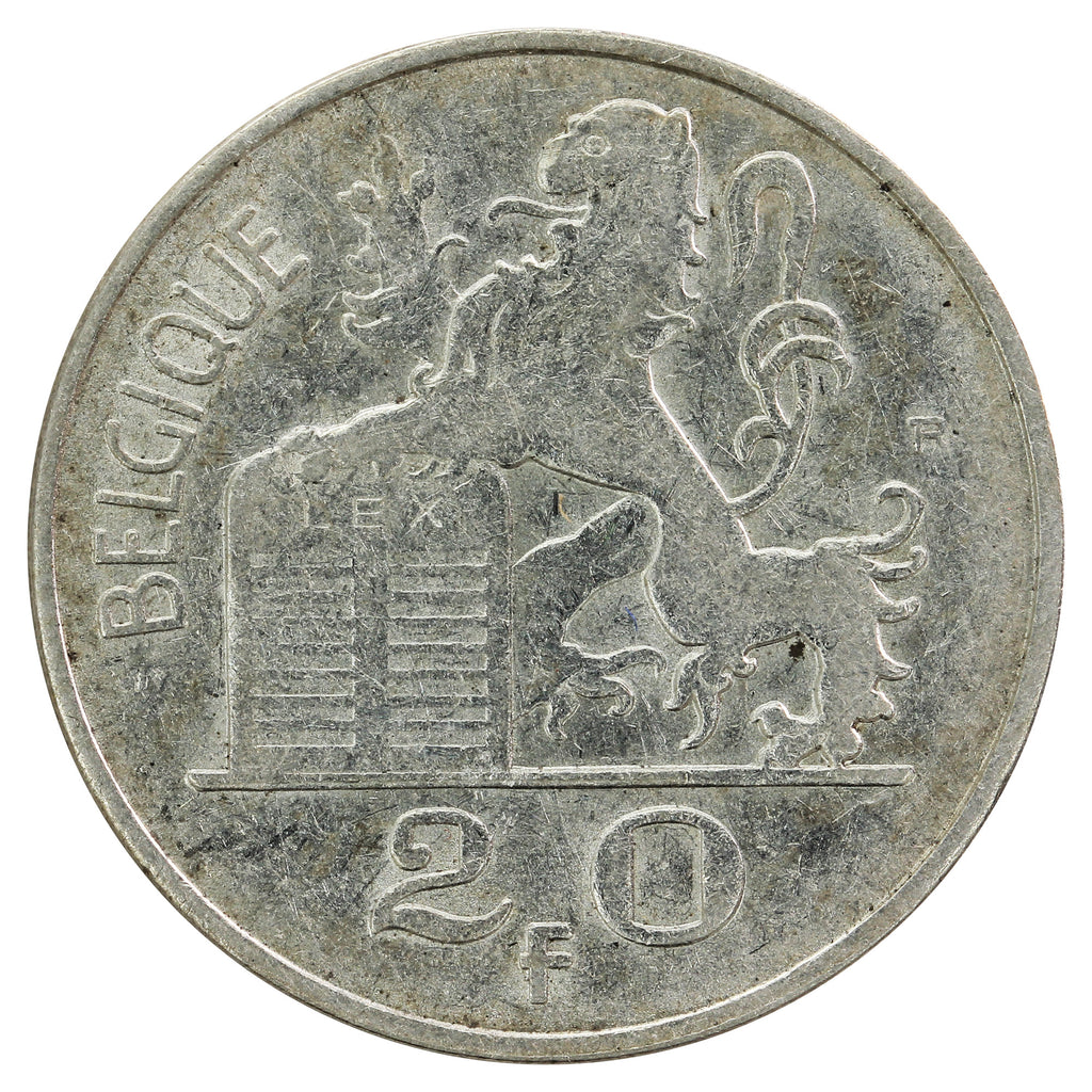 Belgium 1949 French 20 Francs Extra Fine (EF-40)