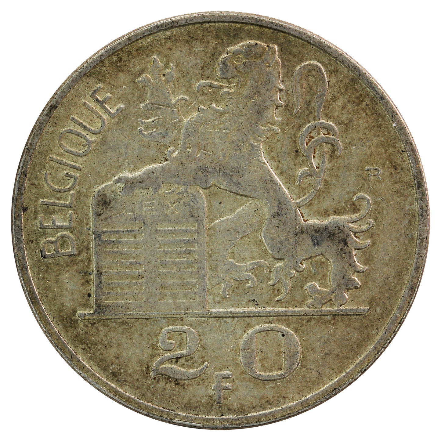 Belgium 1953 French 20 Francs Extra Fine (EF40)
