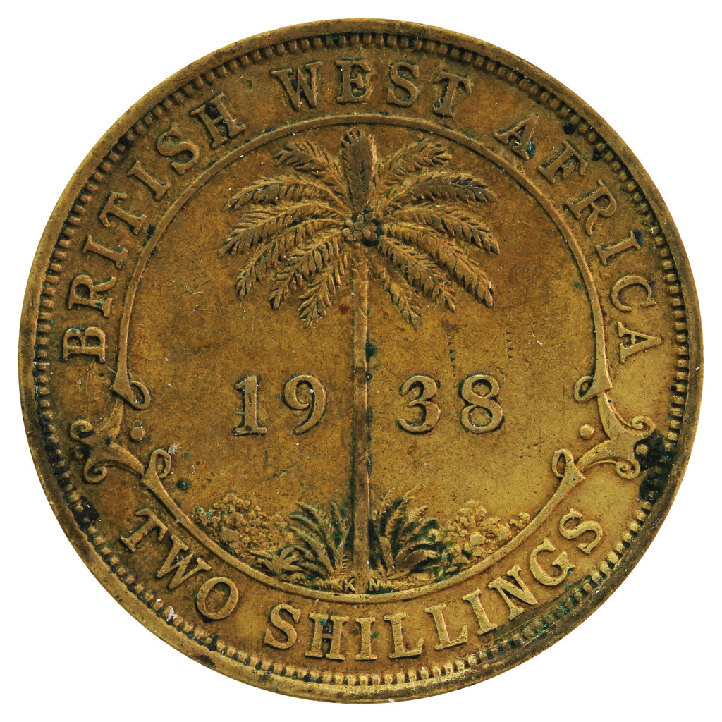 British West Africa 1938KN 2 Shillings Extra Fine (EF40)