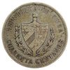 Cuba 1915 40 Centavos Extra Fine (EF40)