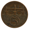 Czechoslovakia 1926 5 Haleru Extra Fine (EF40)
