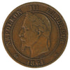 France 1861A 10 Centimes Very Fine (VF20)