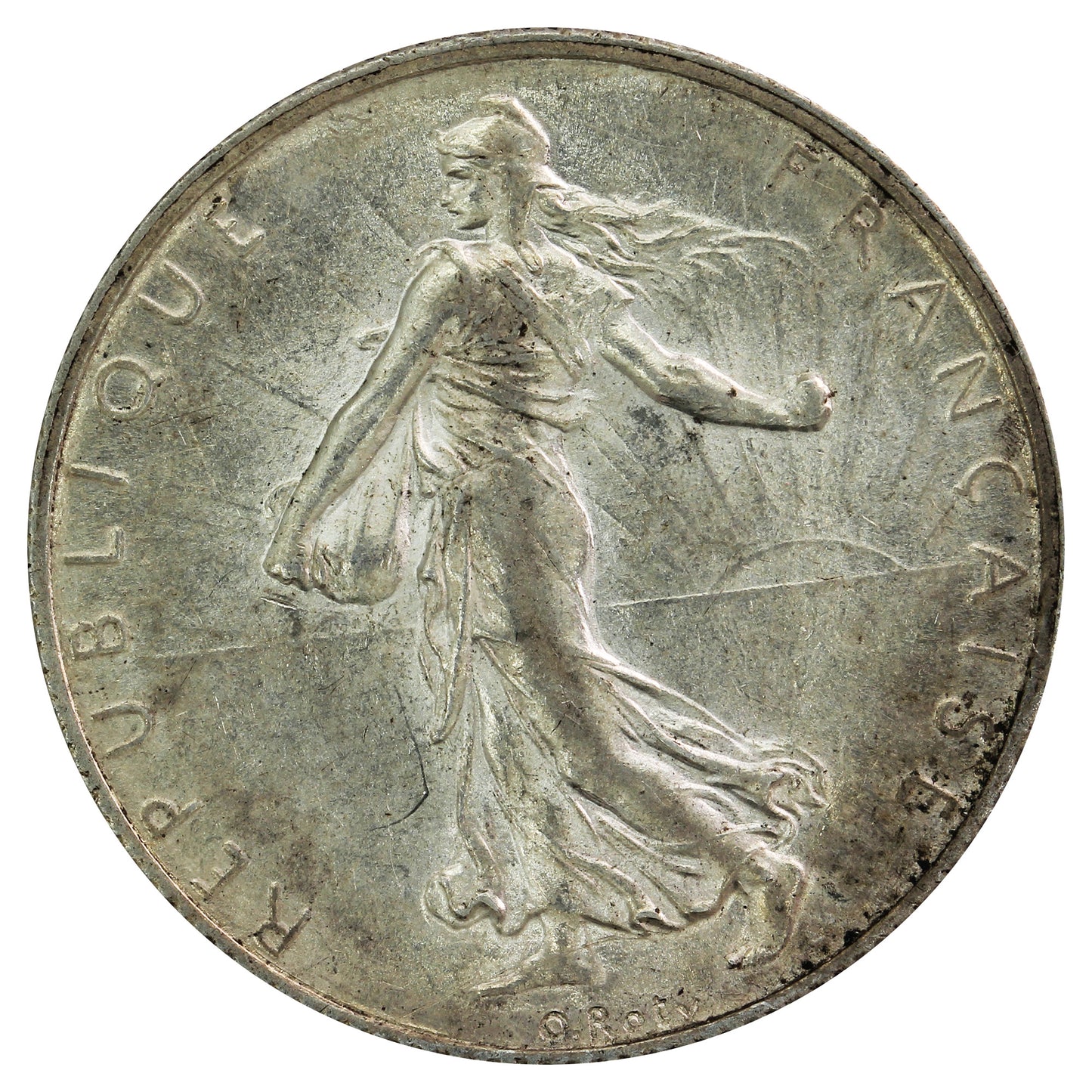 France 1917 2 Francs Uncirculated (MS60)