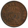 German States 1866 Hesse-Cassel 3 Heller Very Fine (VF20)