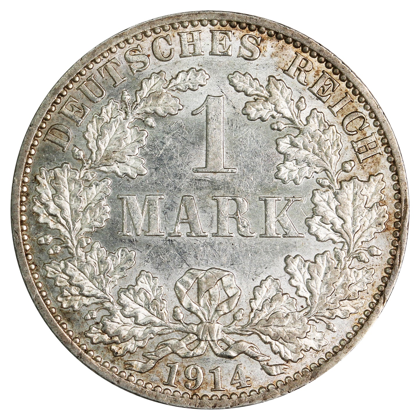German Empire 1914A Mark UNC+ (MS62)