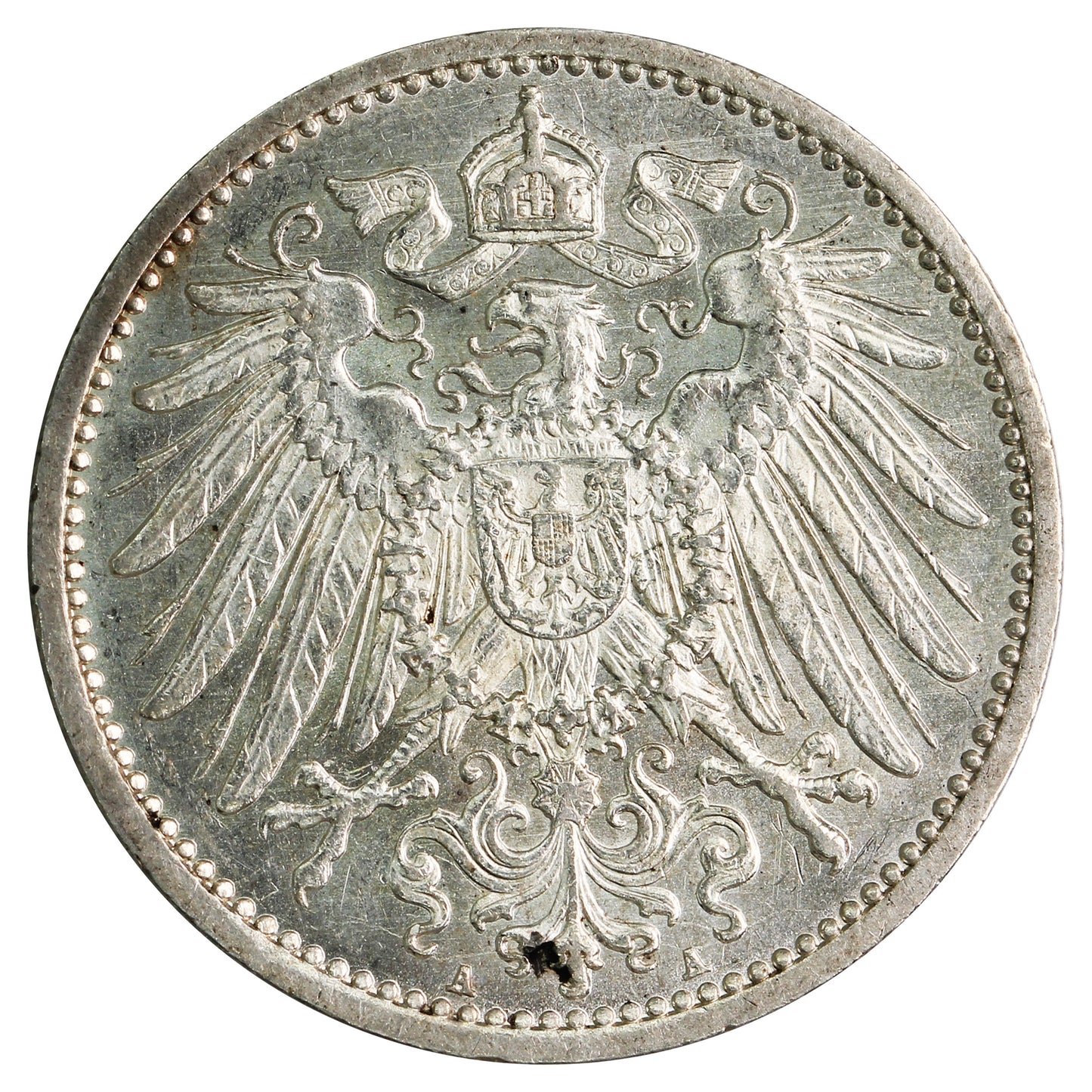 German Empire 1914A Mark UNC+ (MS62)