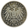 German States 1900D Bavaria 2 Marks Very Fine (VF20)