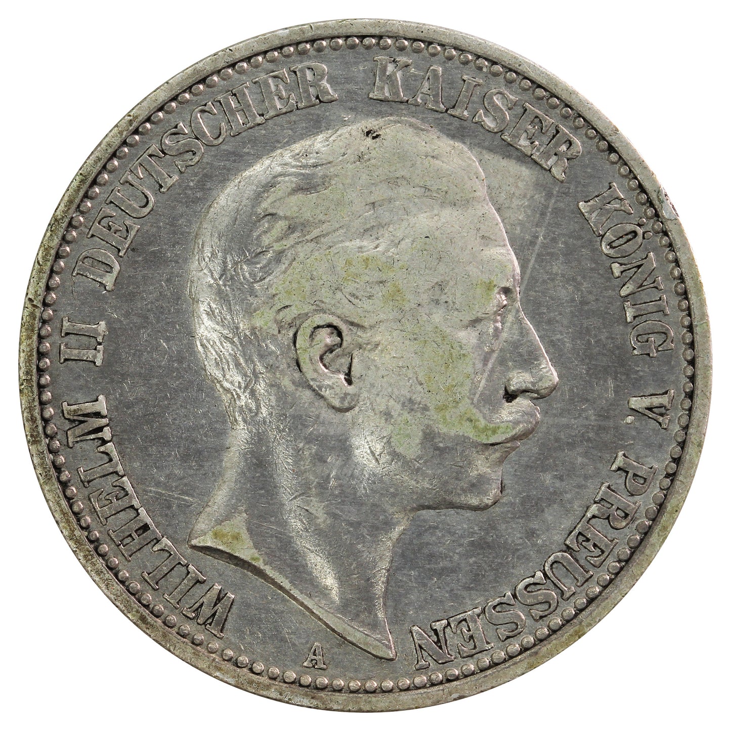 German States 1902A Prussia 2 Marks VF-EF (VF30)