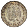 German Third Reich 1936G Hindenburg 5 Marks Almost Uncirculated (AU50)