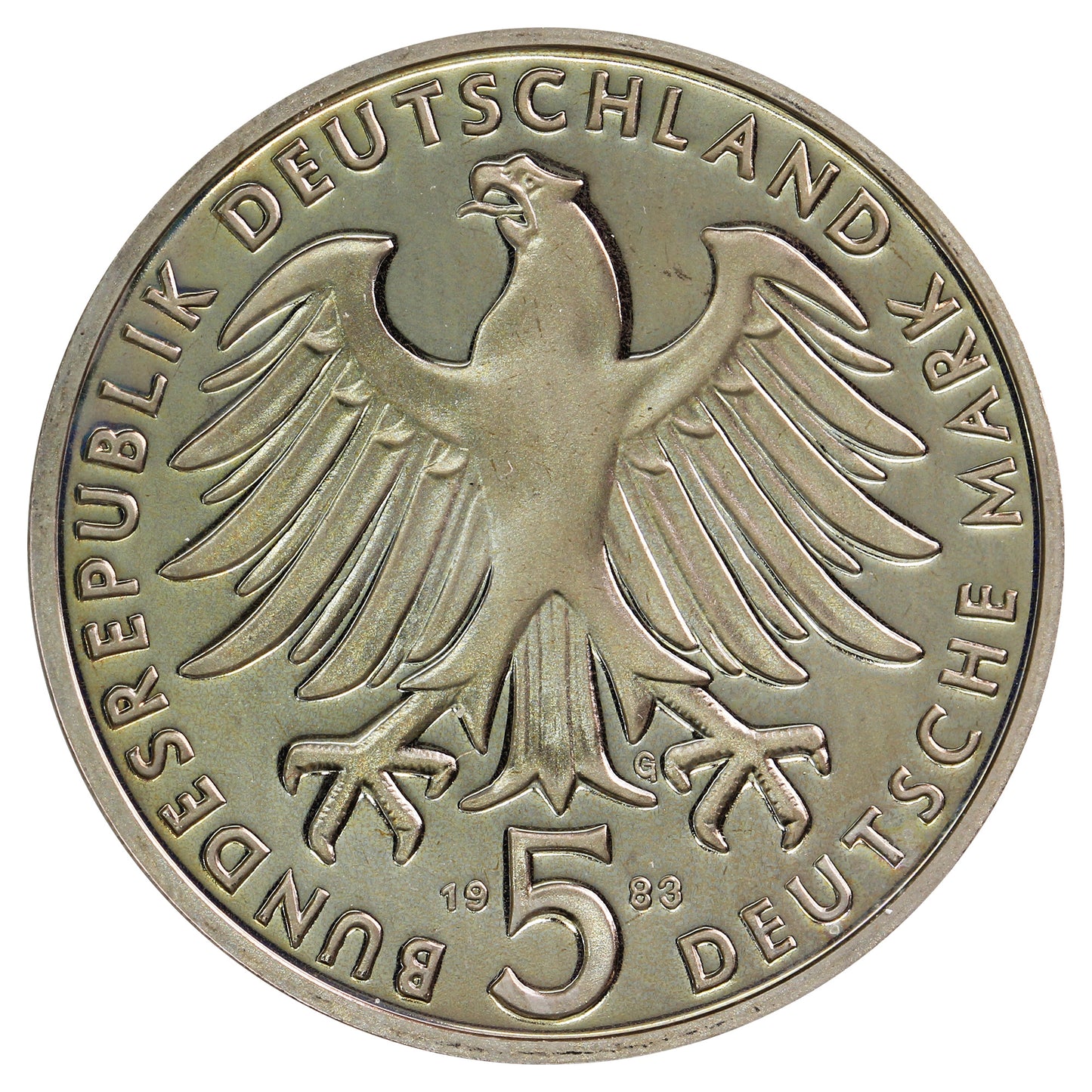 German Federal Republic 1983G Martin Luther 5 Marks Proof