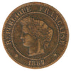 France 1893A 5 Centimes VF-EF (VF-30)