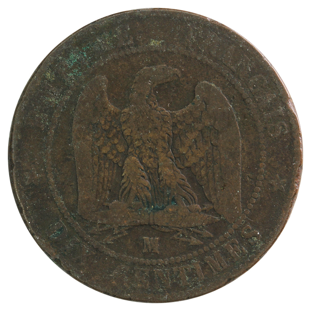 France 1853MA 10 Centimes Fine (F12)
