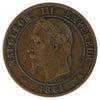 France 1861A 10 Centimes F-VF (F15)