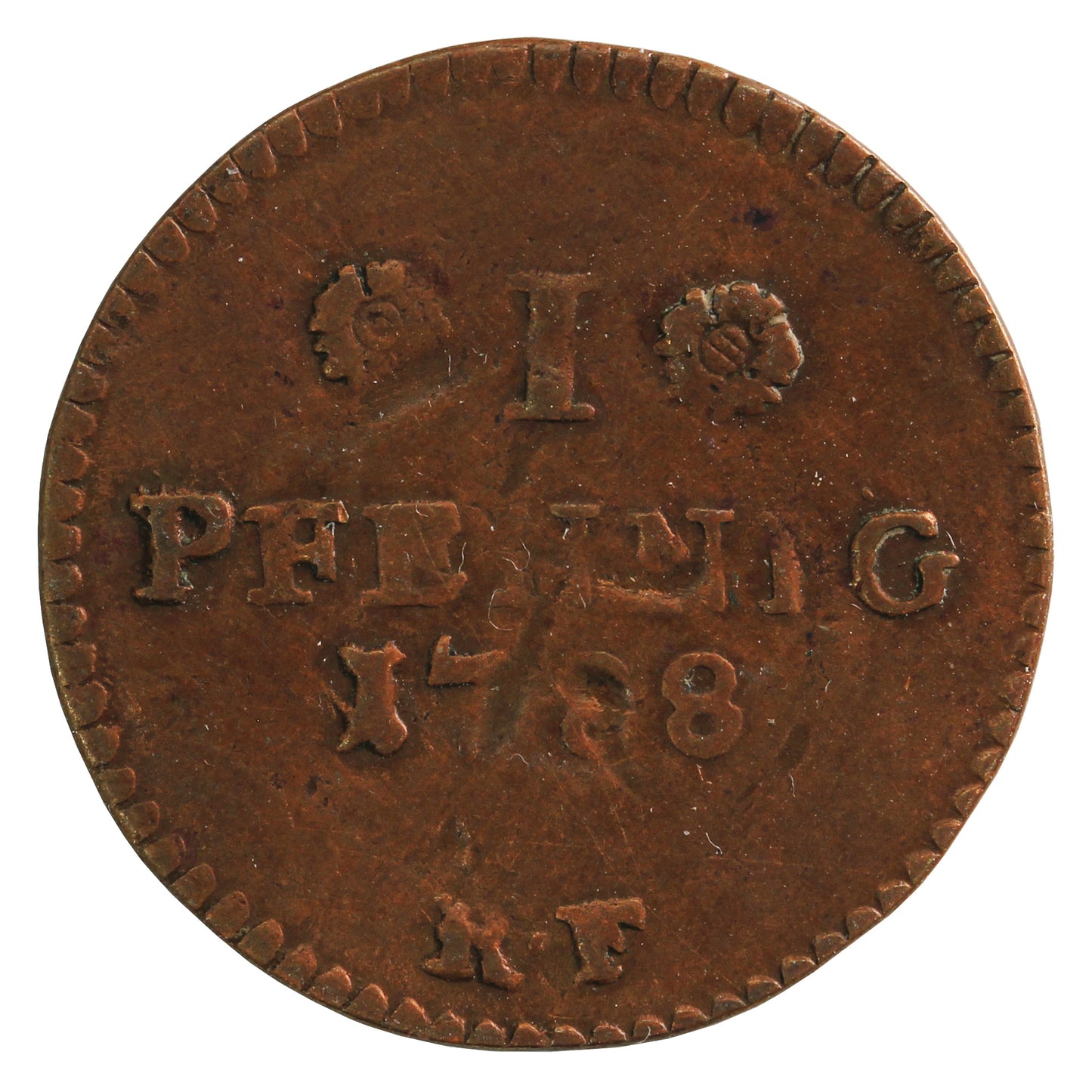 German States 1788 Pfennig Fine (F12)