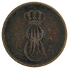 German States 1851B 2 Pfennig Fine (F-12)