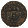 German States 1865A Prussia 4 Pfennig Fine (F12)