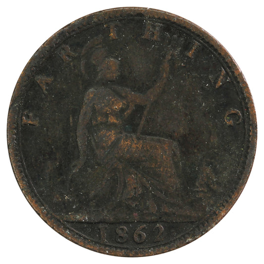 Great Britain 1862 Farthing Very Fine (VF20)