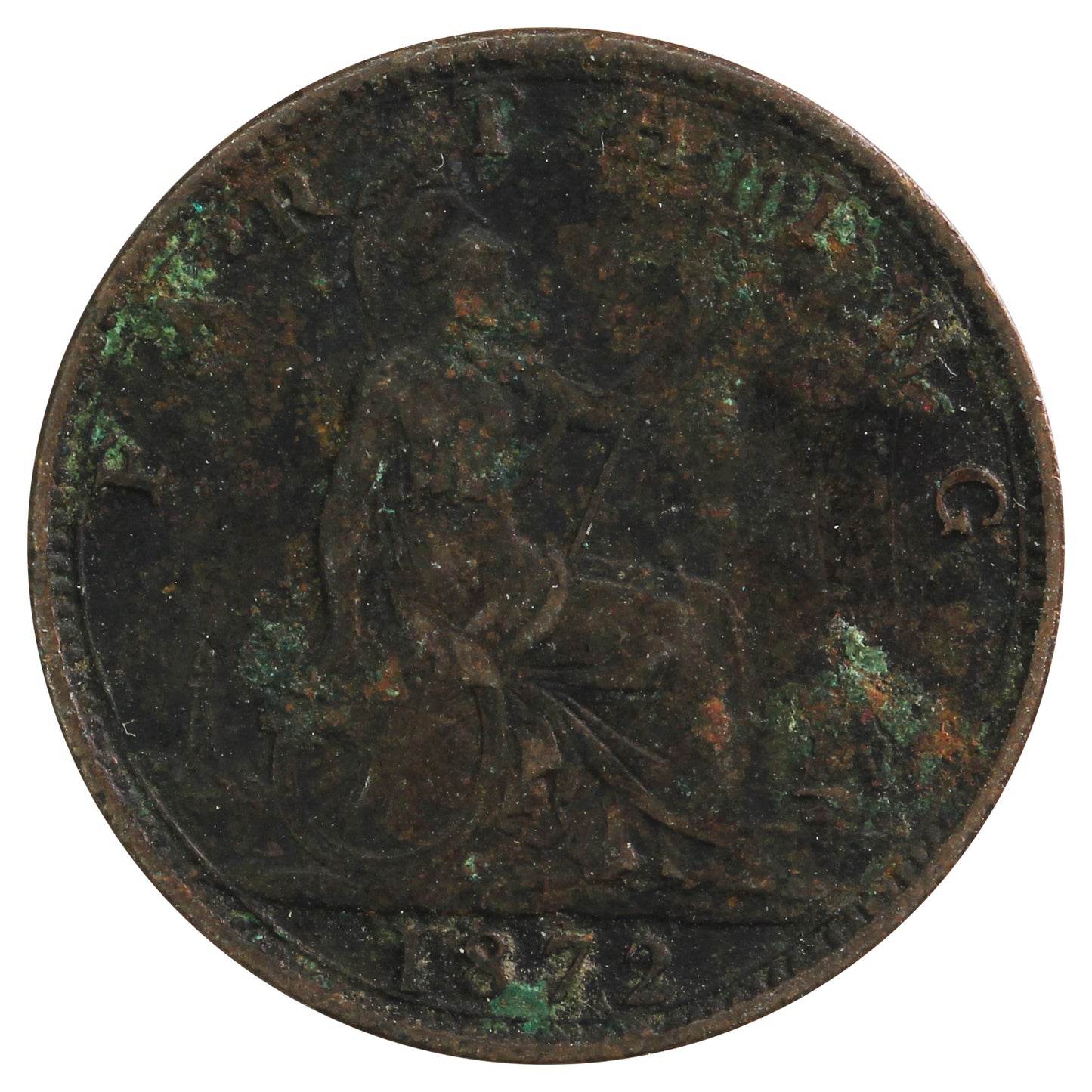 Great Britain 1872 Farthing Very Fine (VF20)