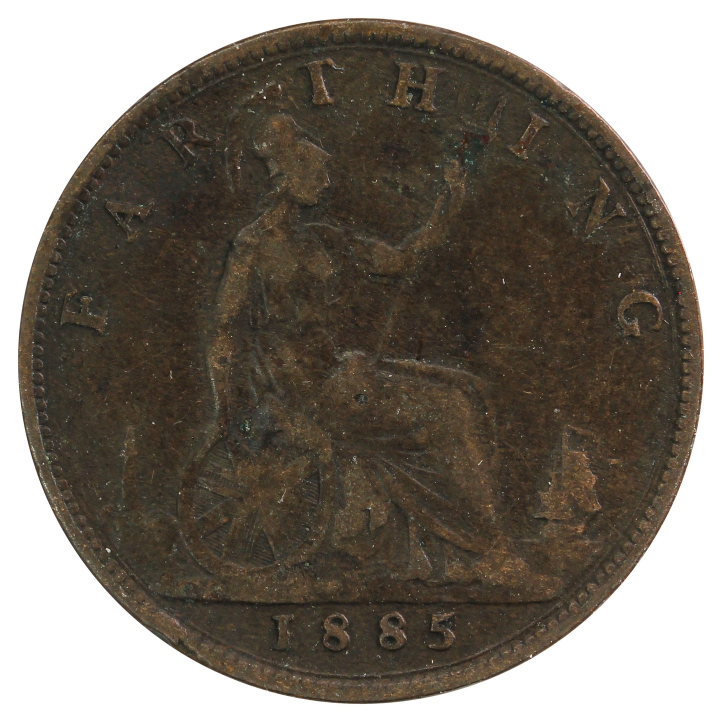 Great Britain 1883 Farthing F-VF (F15)