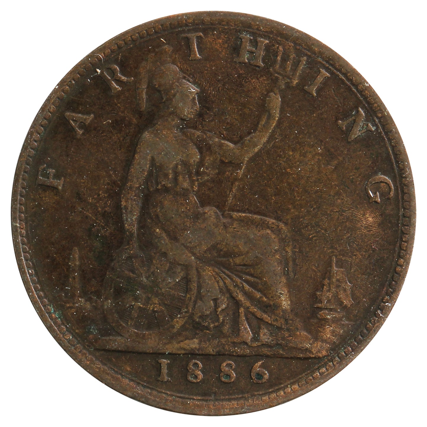 Great Britain 1886 Farthing Very Fine (VF20)