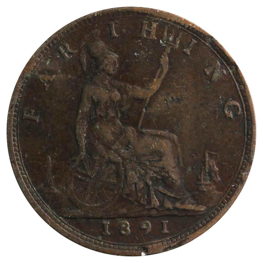 Great Britain 1891 Farthing Very Fine (VF20)