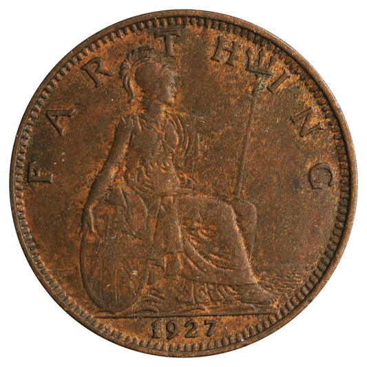 Great Britain 1927 Farthing Extra Fine (EF40)