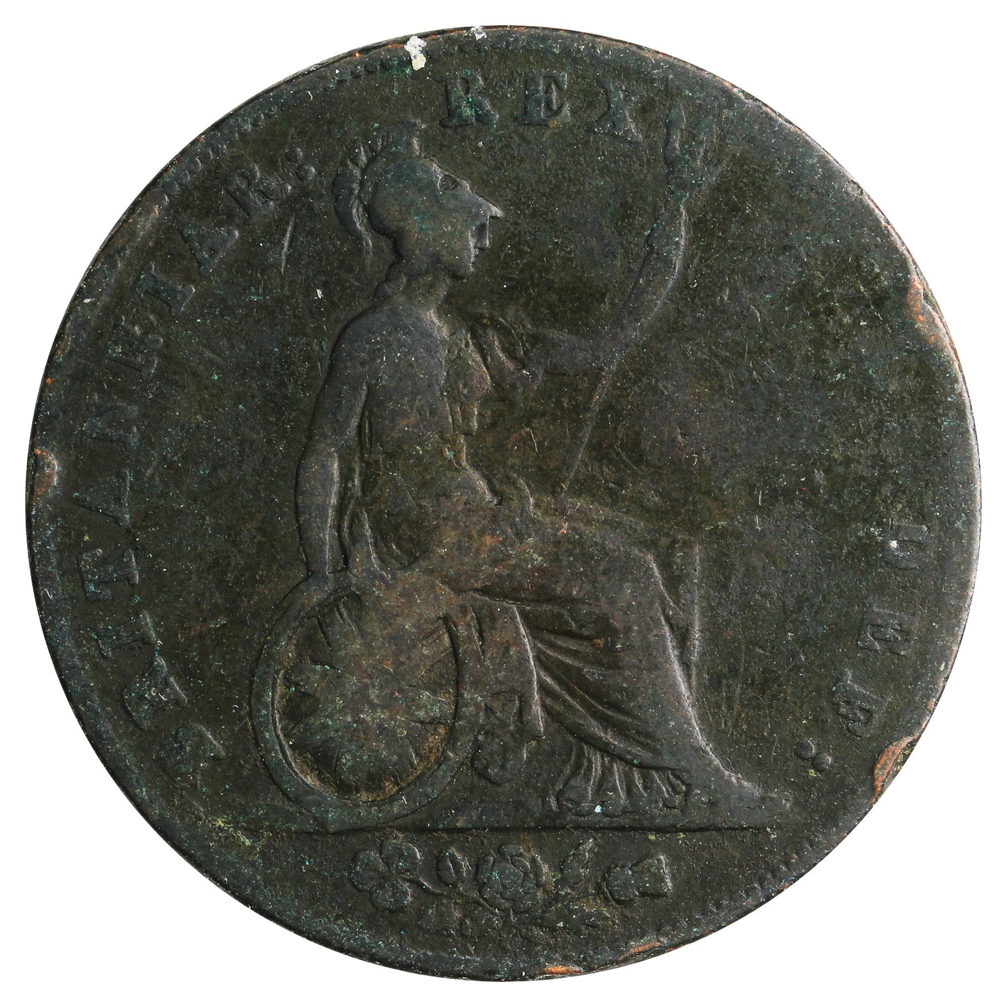 Great Britain 1826 1/2 Penny Very Good (VG8)