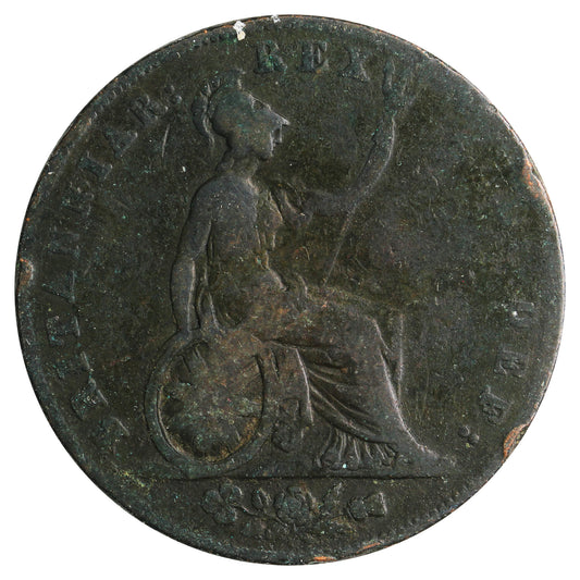 Great Britain 1826 1/2 Penny Very Good (VG8)