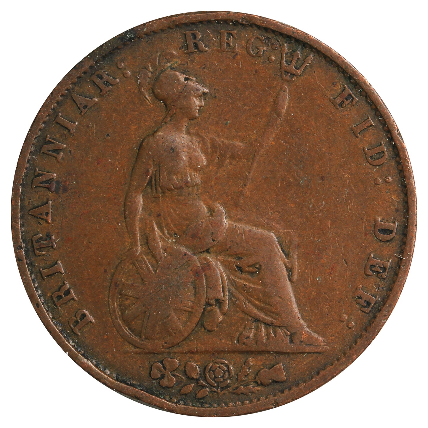 Great Britain 1854 1/2 Penny Fine (F12)