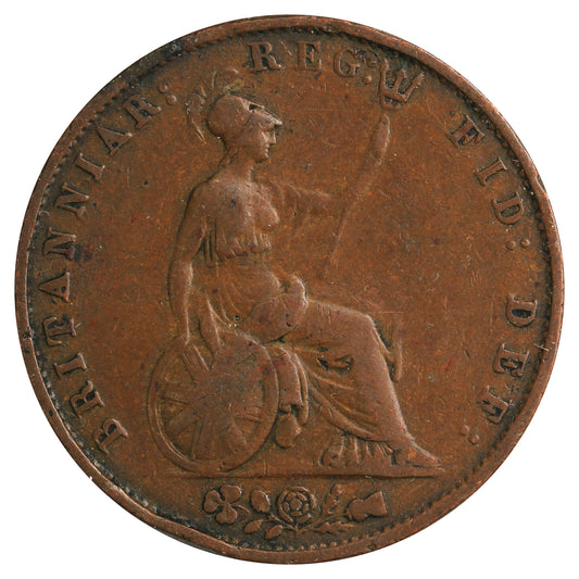 Great Britain 1854 1/2 Penny Fine (F12)