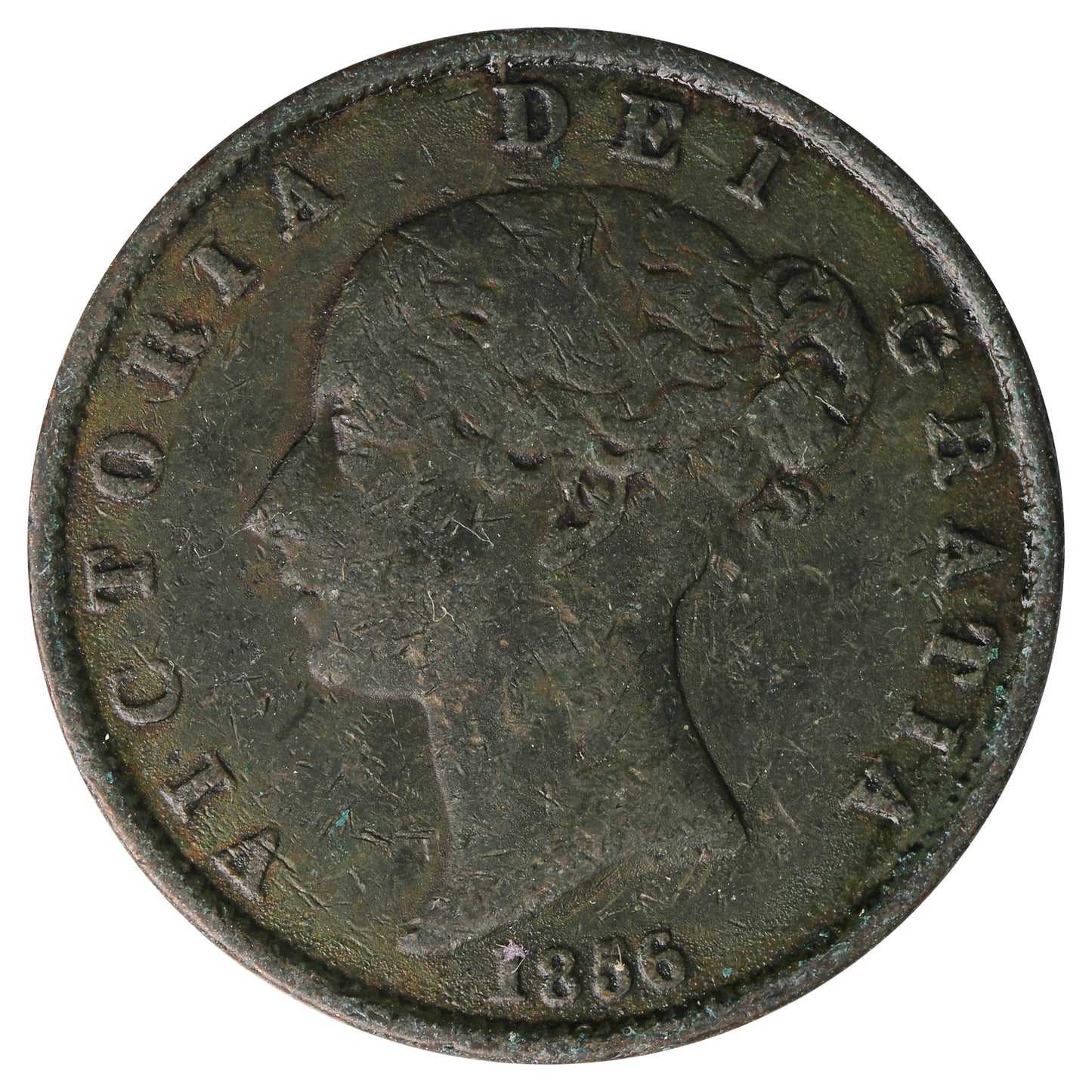 Great Britain 1856 1/2 Penny Very Good (VG8)