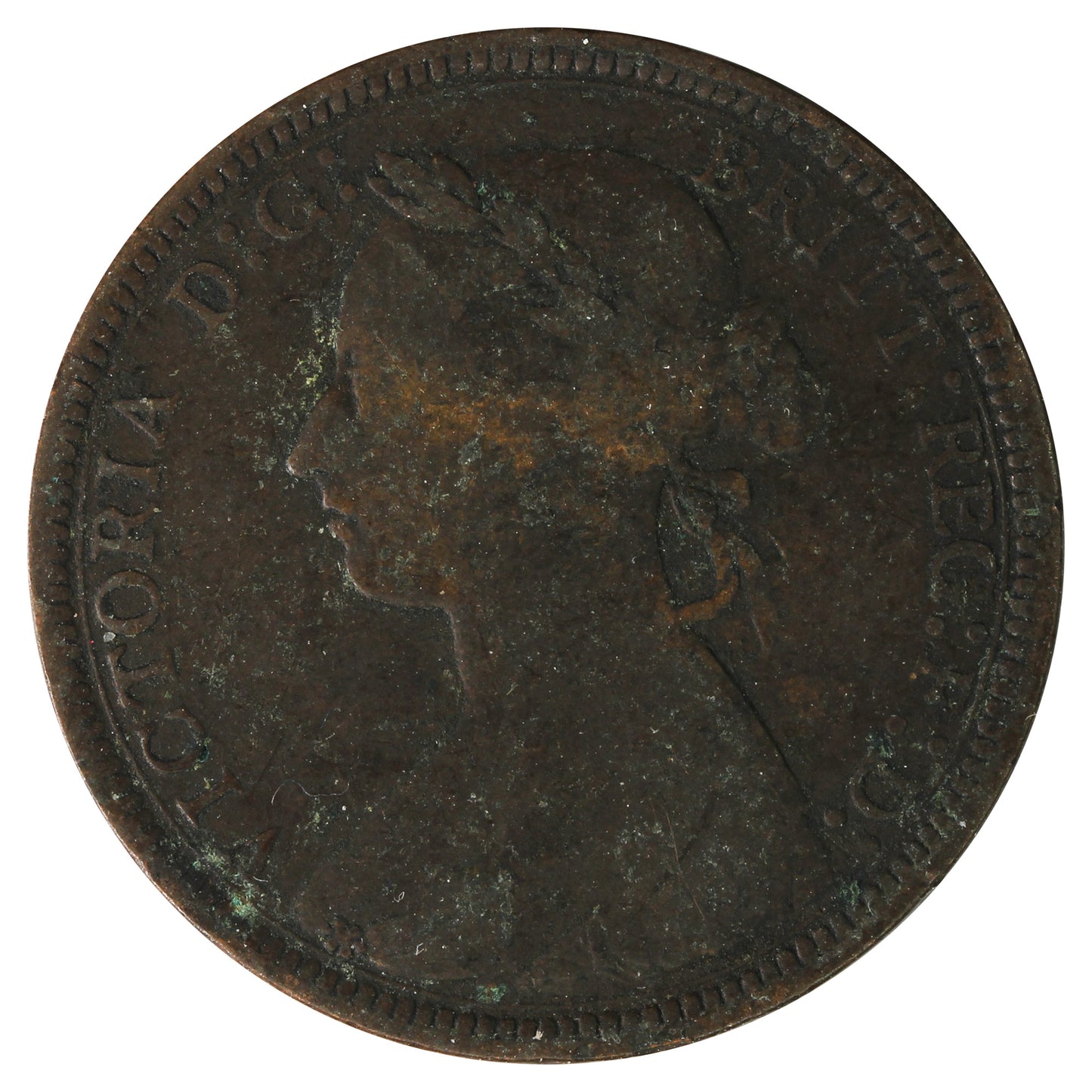 Great Britain 1891 1/2 Penny Very Good (VG8)