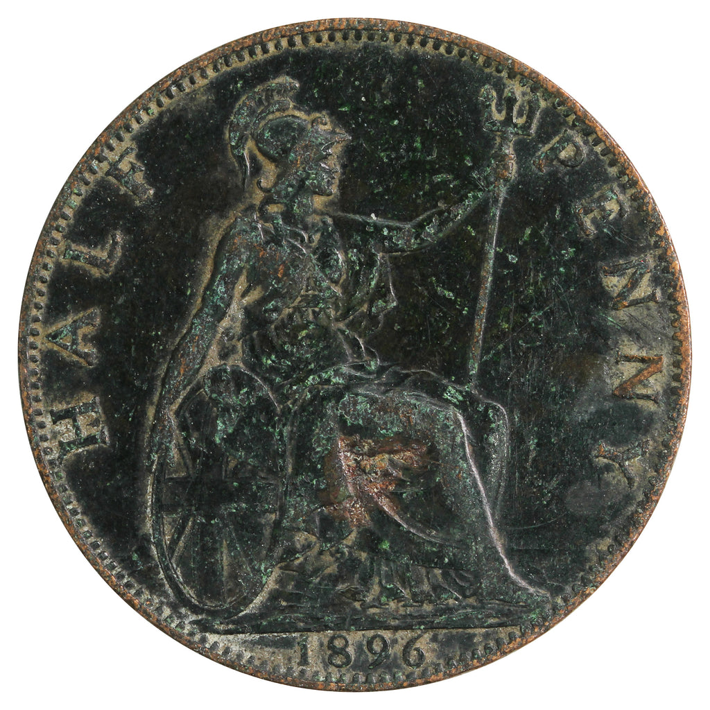 Great Britain 1896 1/2 Penny Very Fine (VF20)