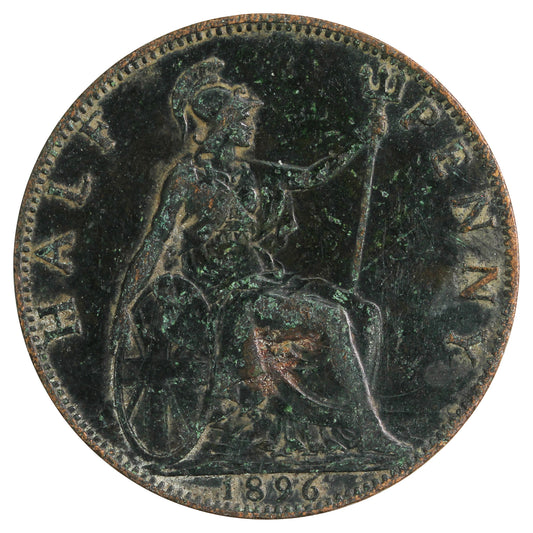 Great Britain 1896 1/2 Penny Very Fine (VF20)