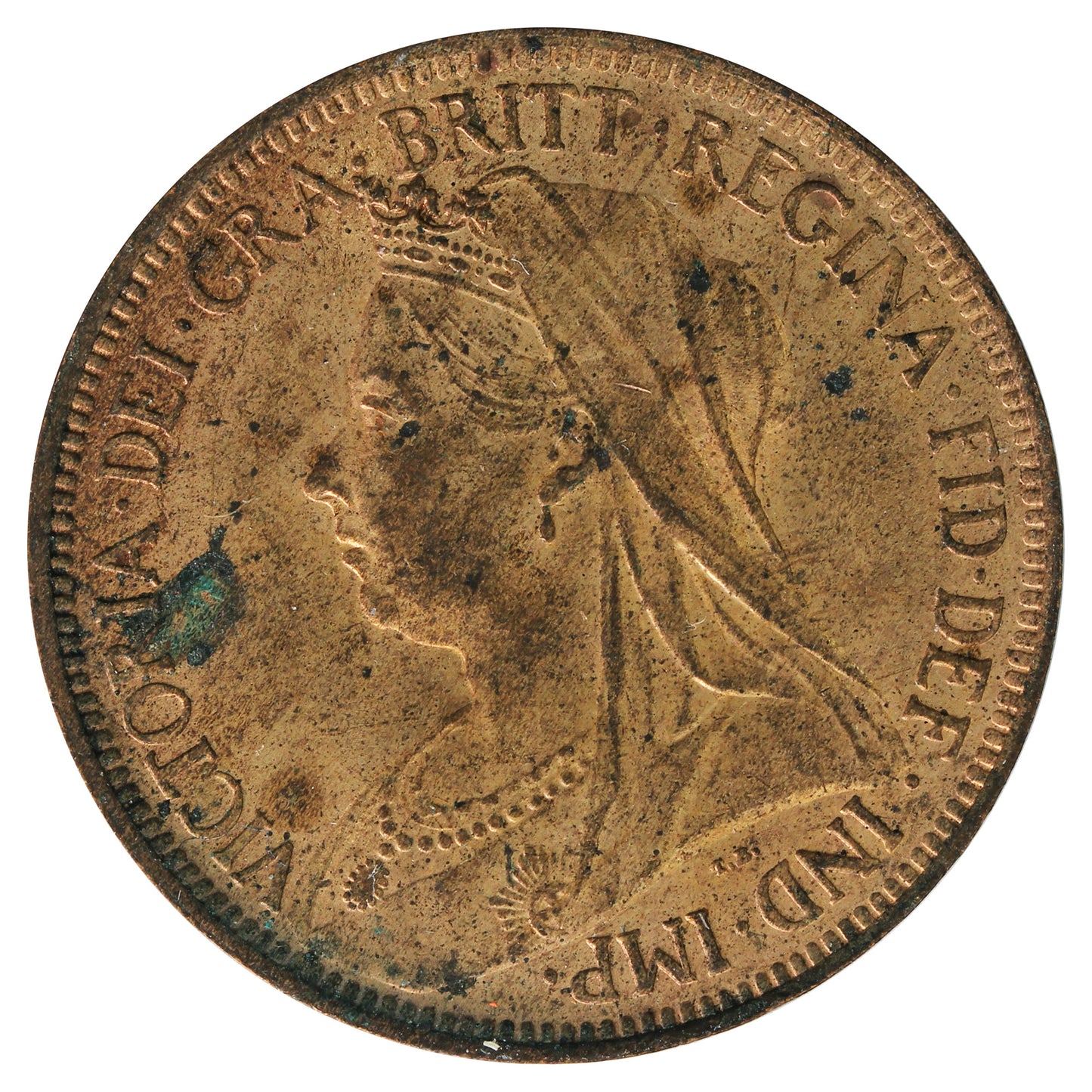 Great Britain 1901 1/2 Penny Very Fine (VF20)